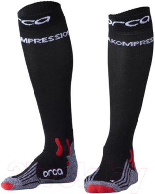 Носки для триатлона Orca Comppession Comp Race / AVAU (XS, черный)