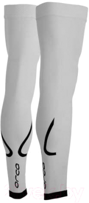 Чулки для триатлона Orca Full Leg компрессионные / BVK5 (M, белый)