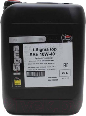 Моторное масло Eni I-Sigma Top 10W40 (20л)