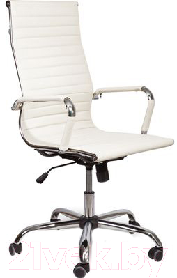 Кресло офисное Седия Elegance Chrome Eco (белый)