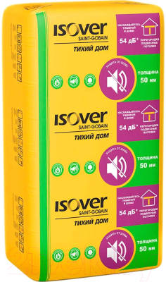 Минеральная вата Isover Тихий Дом 50x610x1170/Y