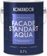 Краска KOMANDOR Facade Standard Aqua База А (2.7л, матовый) - 