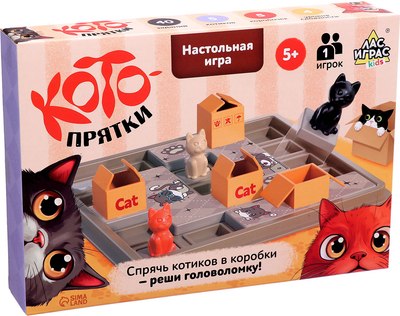 

Настольная игра, Kids. Котопрятки / 10269564