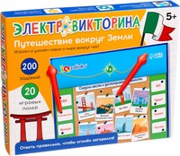 Развивающая игра Zabiaka IQ Электровикторина. Путешествие по миру / 10243172 - 