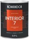 Краска KOMANDOR Interior 7 База А для стен и потолков (0.9л, матовый) - 