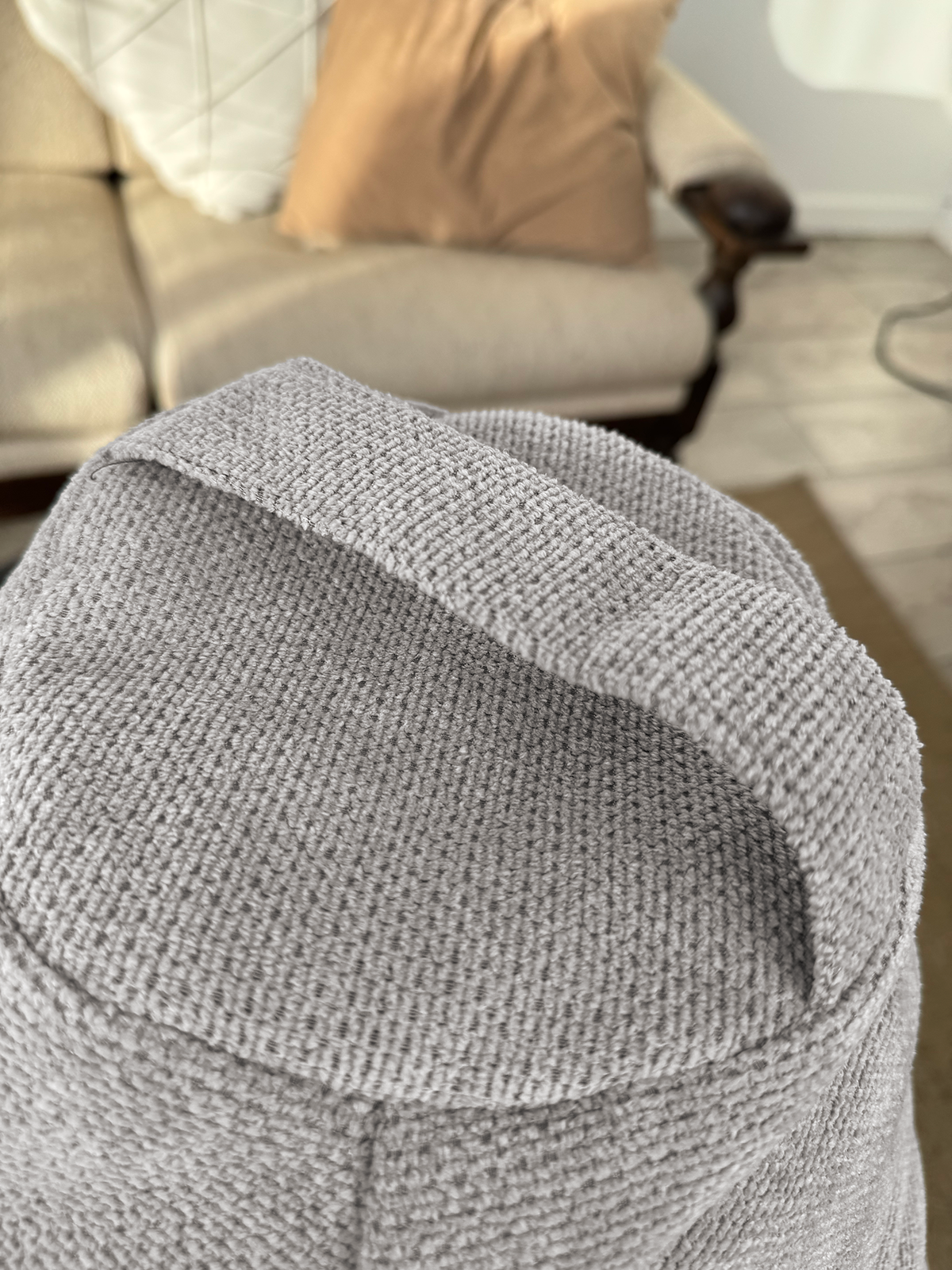 Кресло-мешок Flagman Груша Мега XXXL Г3.5-254 (Crown 17 Grey) — фото 2