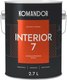 Краска KOMANDOR Interior 7 База А для стен и потолков (2.7л, матовый) - 