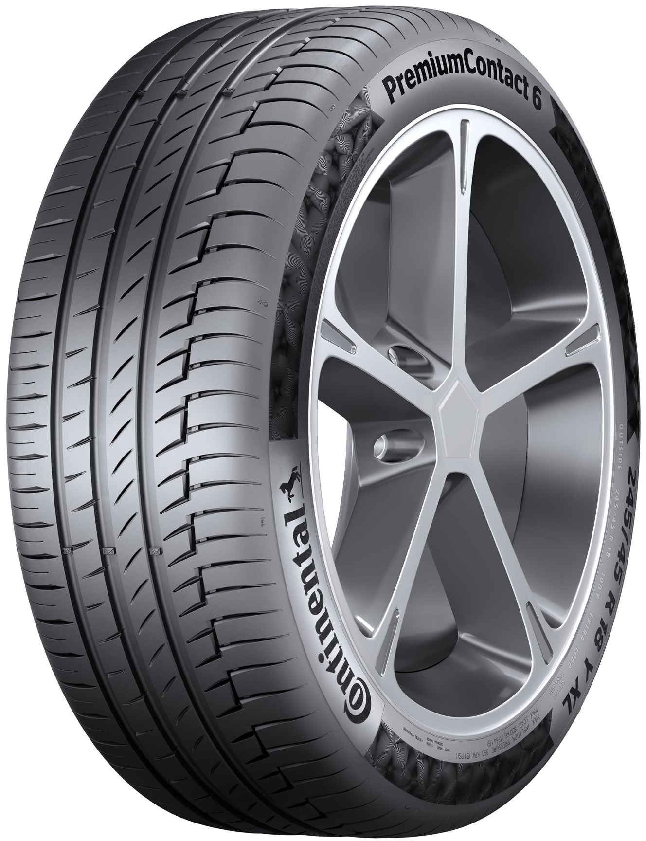 Летняя шина Continental ContiPremiumContact 6 265/45R21 108H ContiSilent Audi