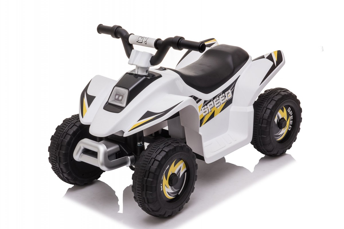 Детский квадроцикл RiverToys H001HH (белый) — фото 3