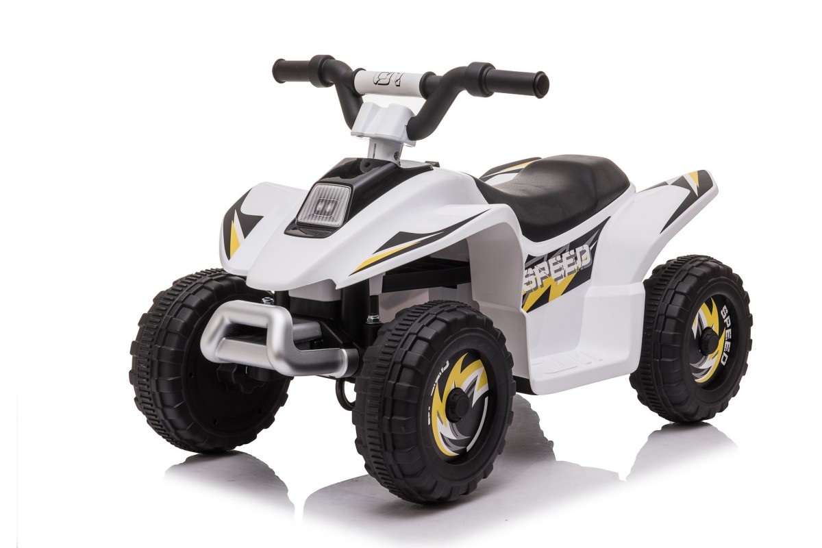 Детский квадроцикл RiverToys H001HH (белый) — фото 2