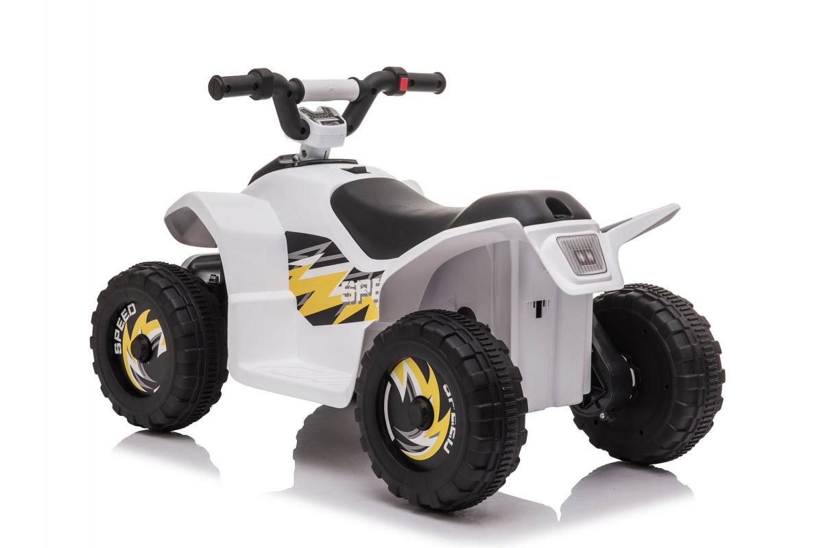 Детский квадроцикл RiverToys H001HH (белый) — фото 5