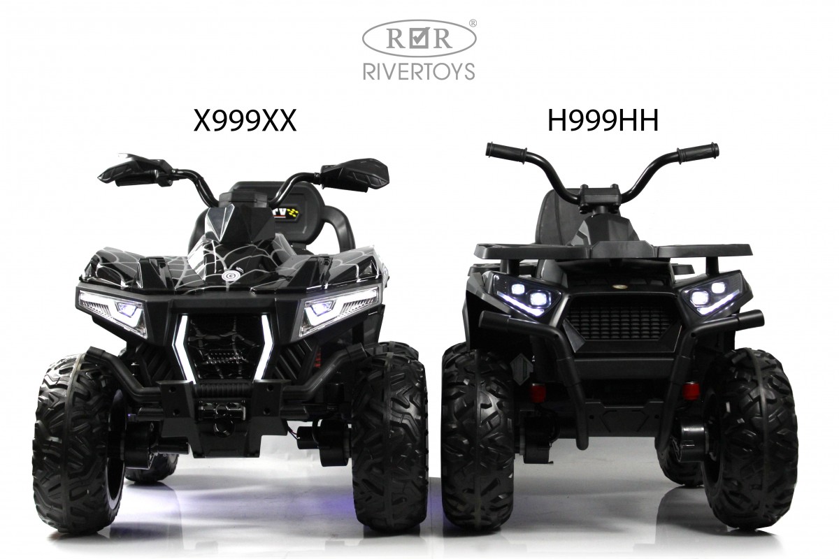 Детский квадроцикл RiverToys H999HH (синий Spider) — фото 6