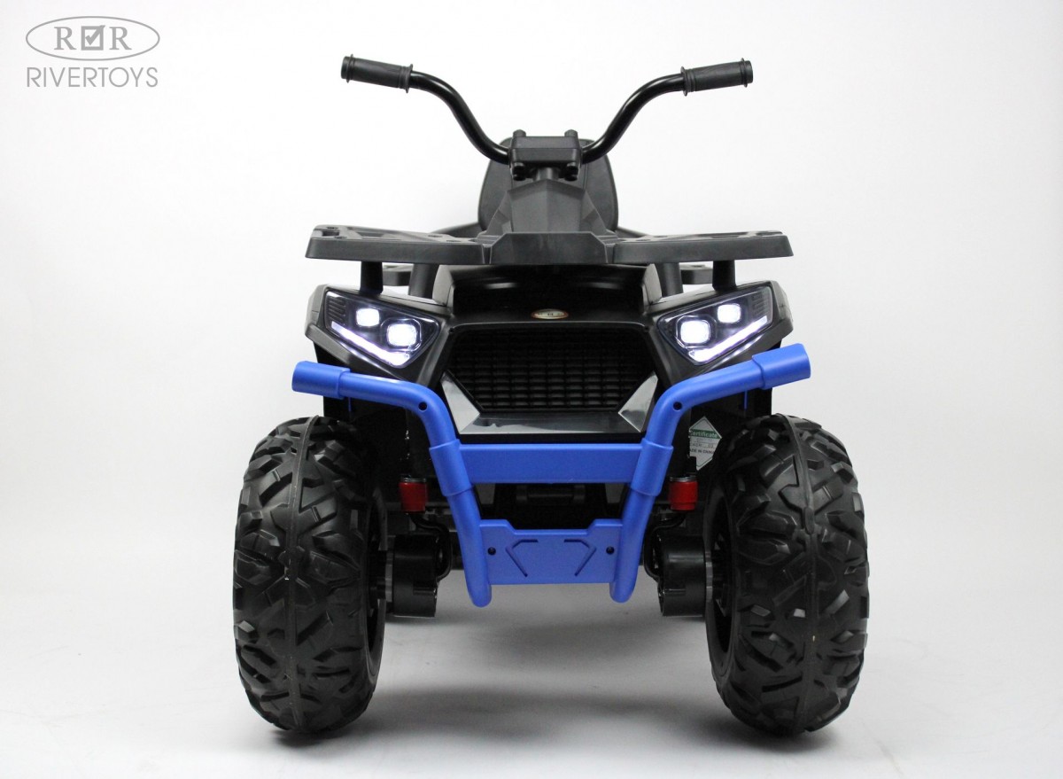 Детский квадроцикл RiverToys H999HH (синий) — фото 2