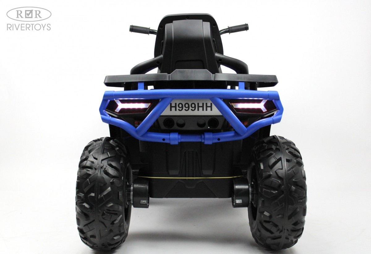 Детский квадроцикл RiverToys H999HH (синий) — фото 4