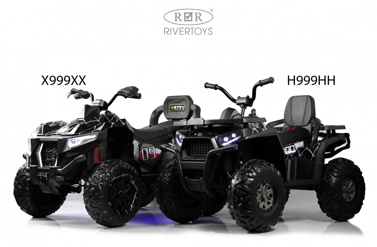 Детский квадроцикл RiverToys H999HH (розовый) — фото 5