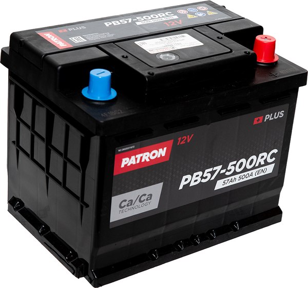Автомобильный аккумулятор Patron Plus PB57-500RC