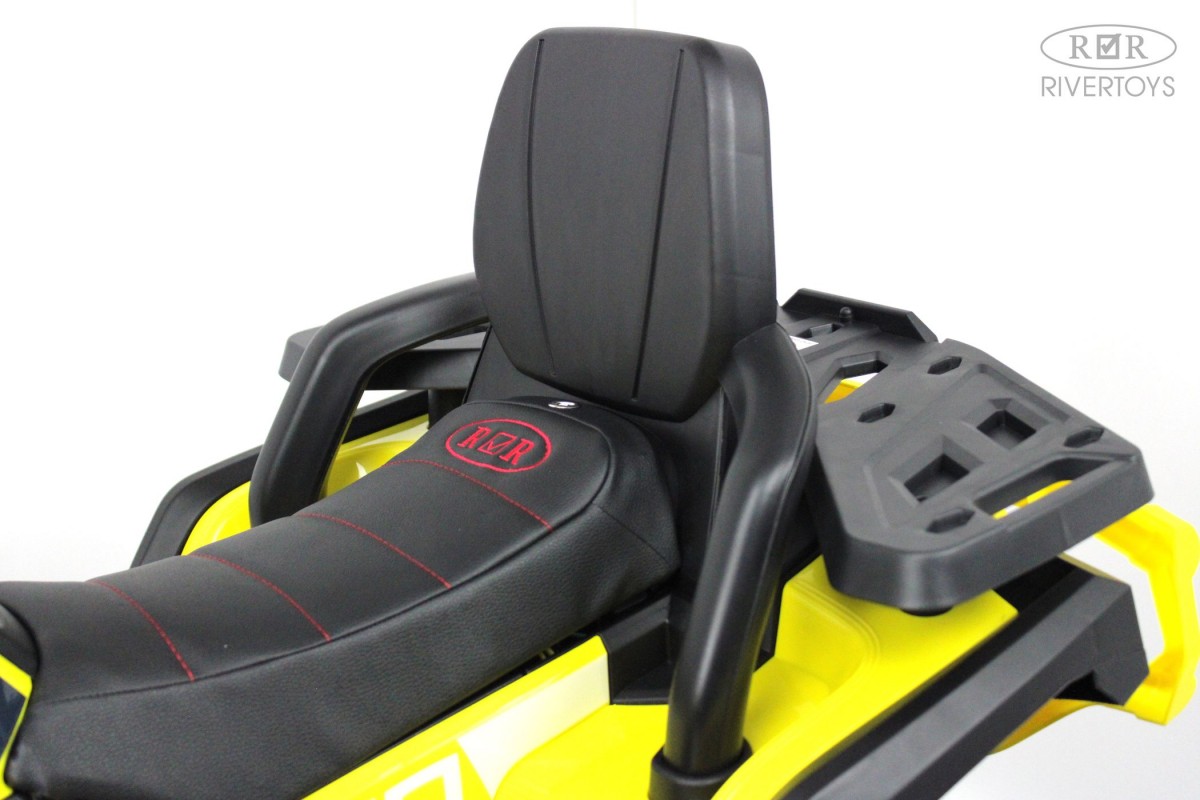 Детский квадроцикл RiverToys H999HH (желтый) — фото 6