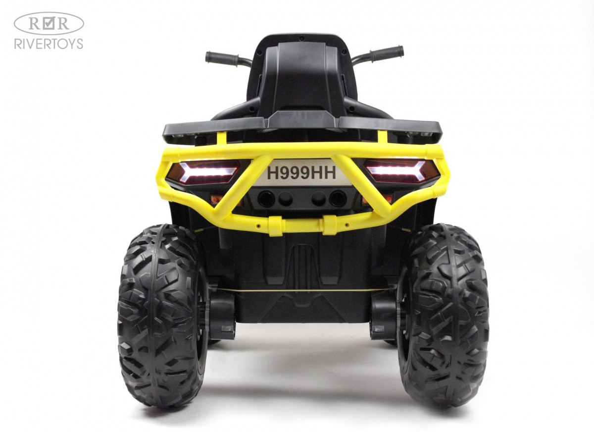 Детский квадроцикл RiverToys H999HH (желтый) — фото 3