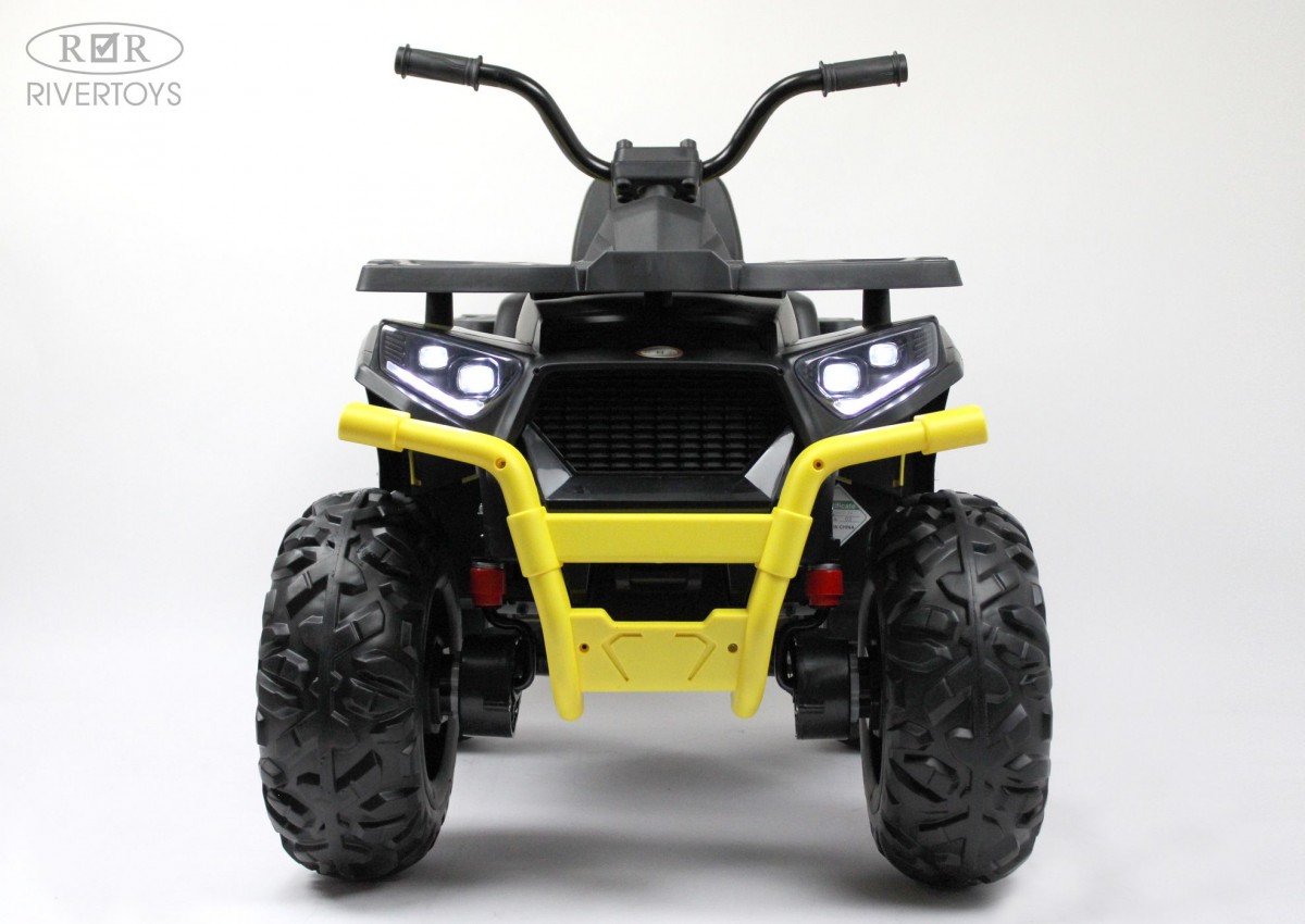 Детский квадроцикл RiverToys H999HH (желтый) — фото 2