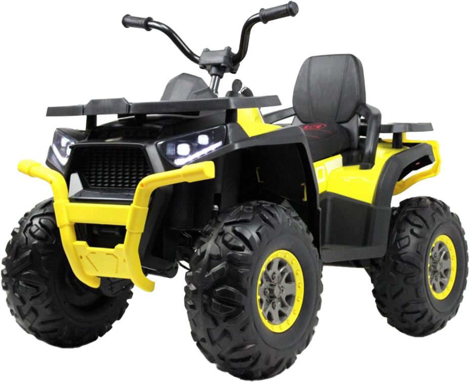 Детский квадроцикл RiverToys H999HH (желтый)