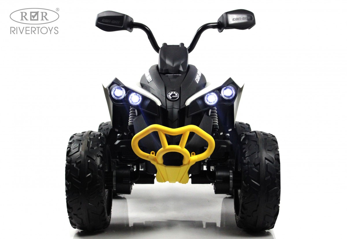 Детский квадроцикл RiverToys BRP Can-Am Renegade Y333YY (белый) — фото 2