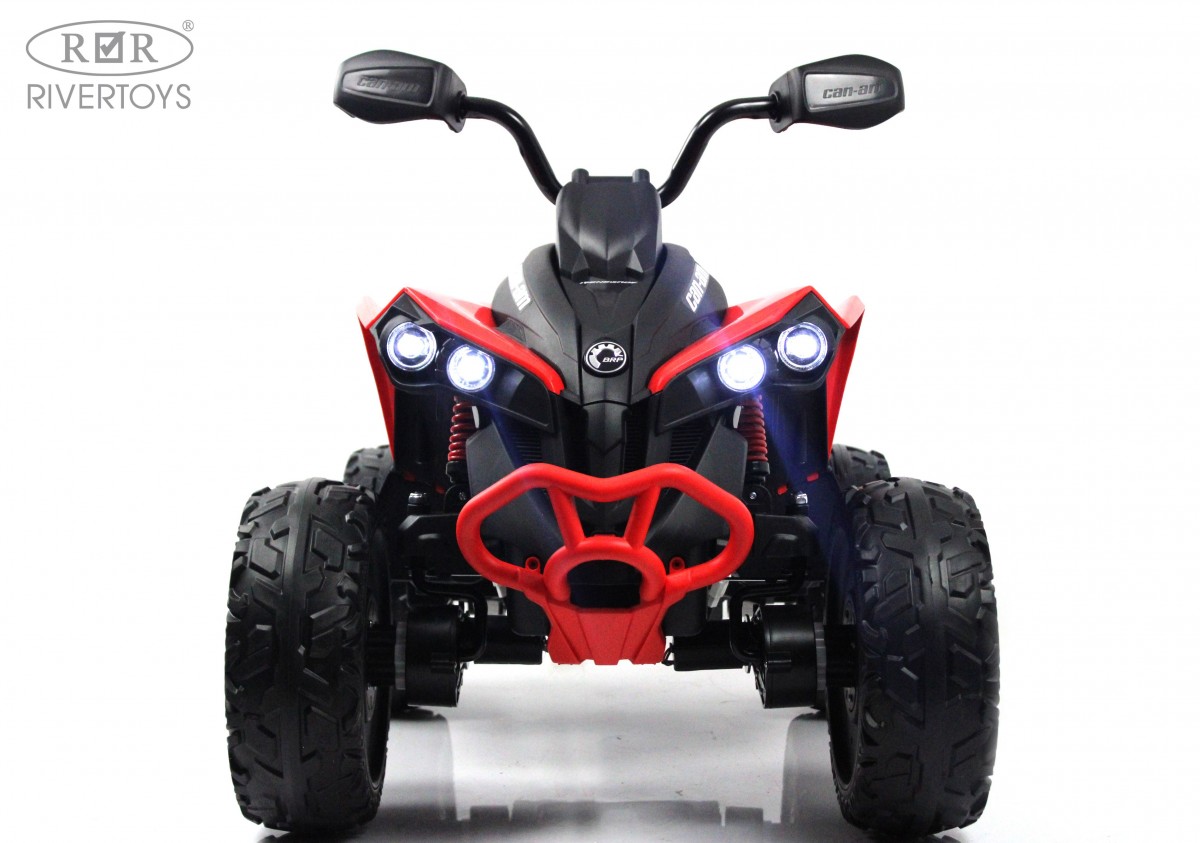 Детский квадроцикл RiverToys BRP Can-Am Renegade Y333YY (красный) — фото 3