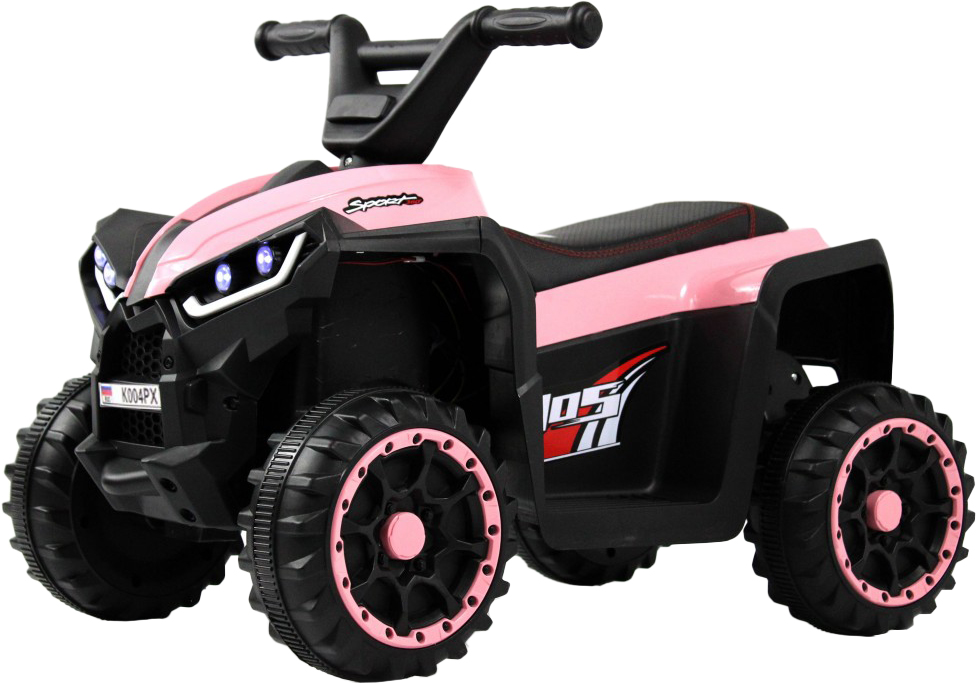 Детский квадроцикл RiverToys K004PX (розовый)