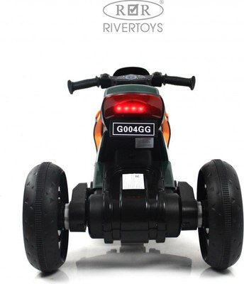 Детский мотоцикл RiverToys G004GG (зеленый)