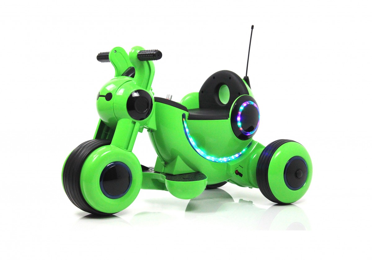 Детский мотоцикл RiverToys HL300 (зеленый)