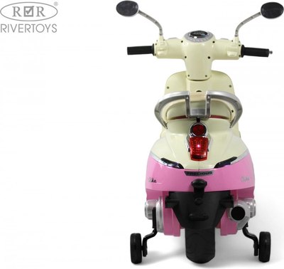 Детский мотоцикл RiverToys Z222ZZ (розовый)