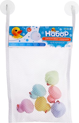 Набор игрушек для ванной Крошка Я Нежные уточки / 10439877 (6шт) - 