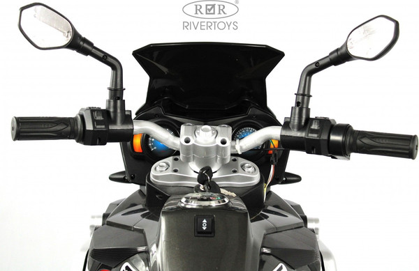Изображение товара Детский мотоцикл RiverToys М111БХ (черный)