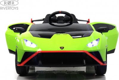 Детский автомобиль RiverToys Lamborghini Huracan STO / E888EE (зеленый)