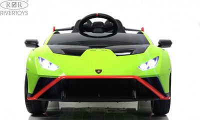 Детский автомобиль RiverToys Lamborghini Huracan STO / E888EE (зеленый)