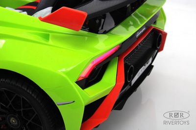 Детский автомобиль RiverToys Lamborghini Huracan STO / E888EE (зеленый)