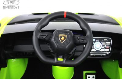 Детский автомобиль RiverToys Lamborghini Huracan STO / E888EE (зеленый)