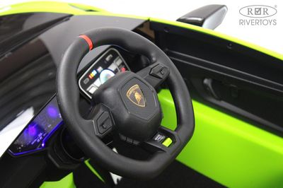 Детский автомобиль RiverToys Lamborghini Huracan STO / E888EE (зеленый)