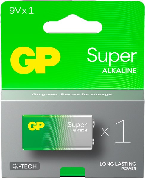 Батарейка GP Batteries Super 6LR61/1604AETA21-2GSB1