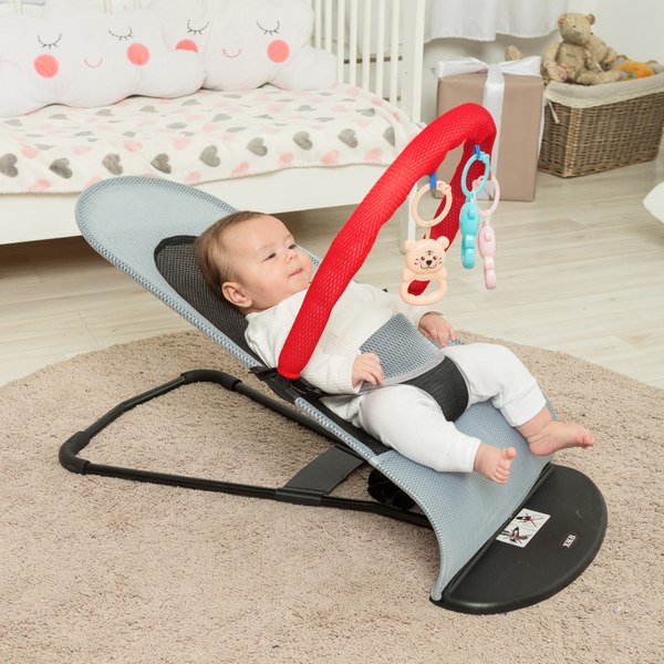 Детский шезлонг Solmax&Kids Балансирующий / SM90027