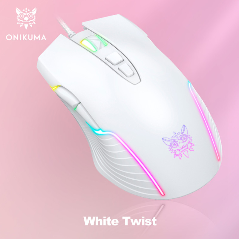 Мышь Onikuma CW905 White Twist