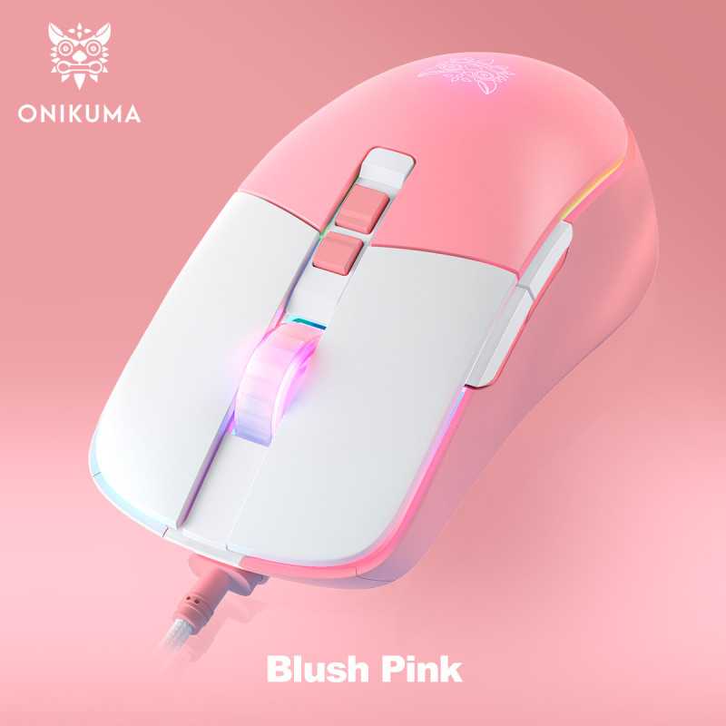 Мышь Onikuma CW916 Blush Pink