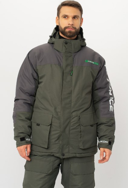 Изображение товара Костюм для охоты и рыбалки Huntsman Yukon Ice-45°C (р.60-62/170-176, зеленый/графит)