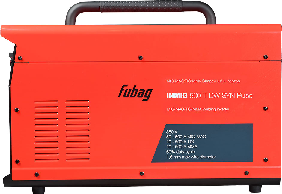 Полуавтомат сварочный Fubag Inmig 500T DW SYN Pulse+Drive Inmig DW SYN Pulse+Горелка FB 400