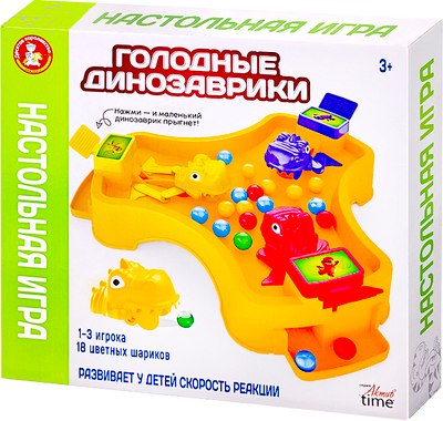 

Настольная игра, Голодные динозаврики / 70023