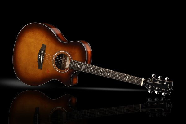 Электроакустическая гитара Kepma F1E-GA Cherry Sunburst / A147067 (вишневый санберст)