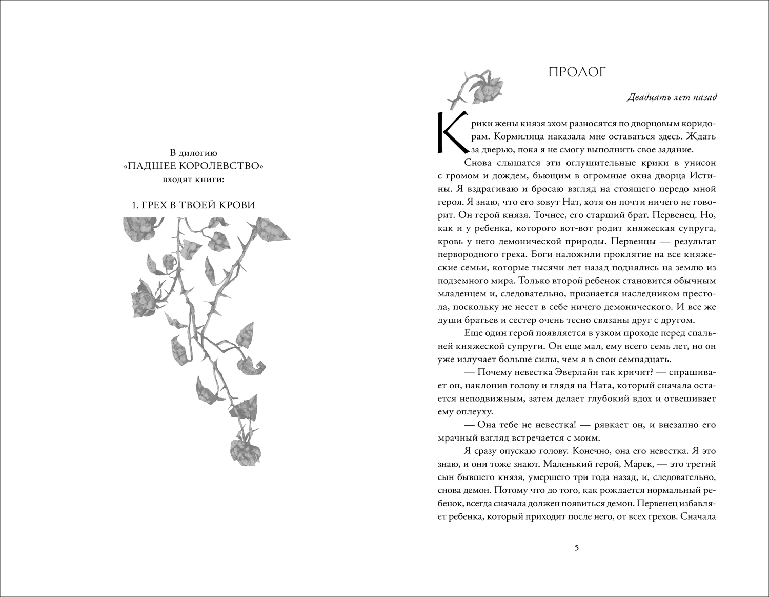 Художественная книга О2 Падшее королевство. 1. Грех в твоей крови, твердая обложка (Мюллер-Браун Дана) — фото 2