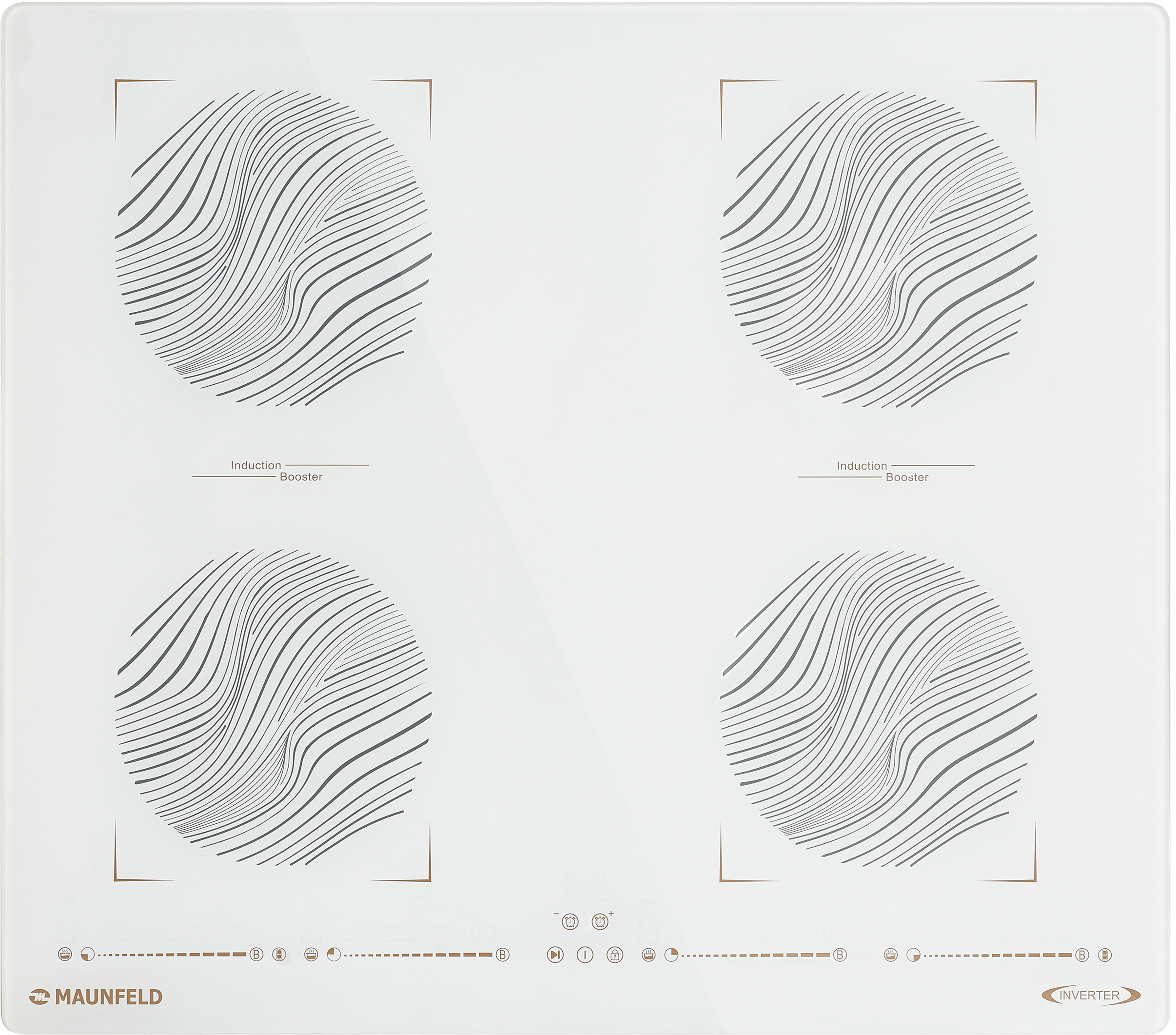 Индукционная варочная панель Maunfeld CVI594SB2WHF Inverter