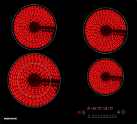 Электрическая варочная панель Renova TC-466L1BS1 - 