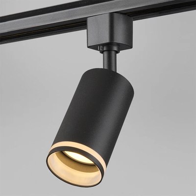 Трековый светильник General Lighting GTR-GU10-1-LR-IP40-B / 580213 (черный) - 