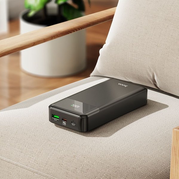 Портативное зарядное устройство Hoco J102A 20000mAh PD20W+QC3.0 (черный)